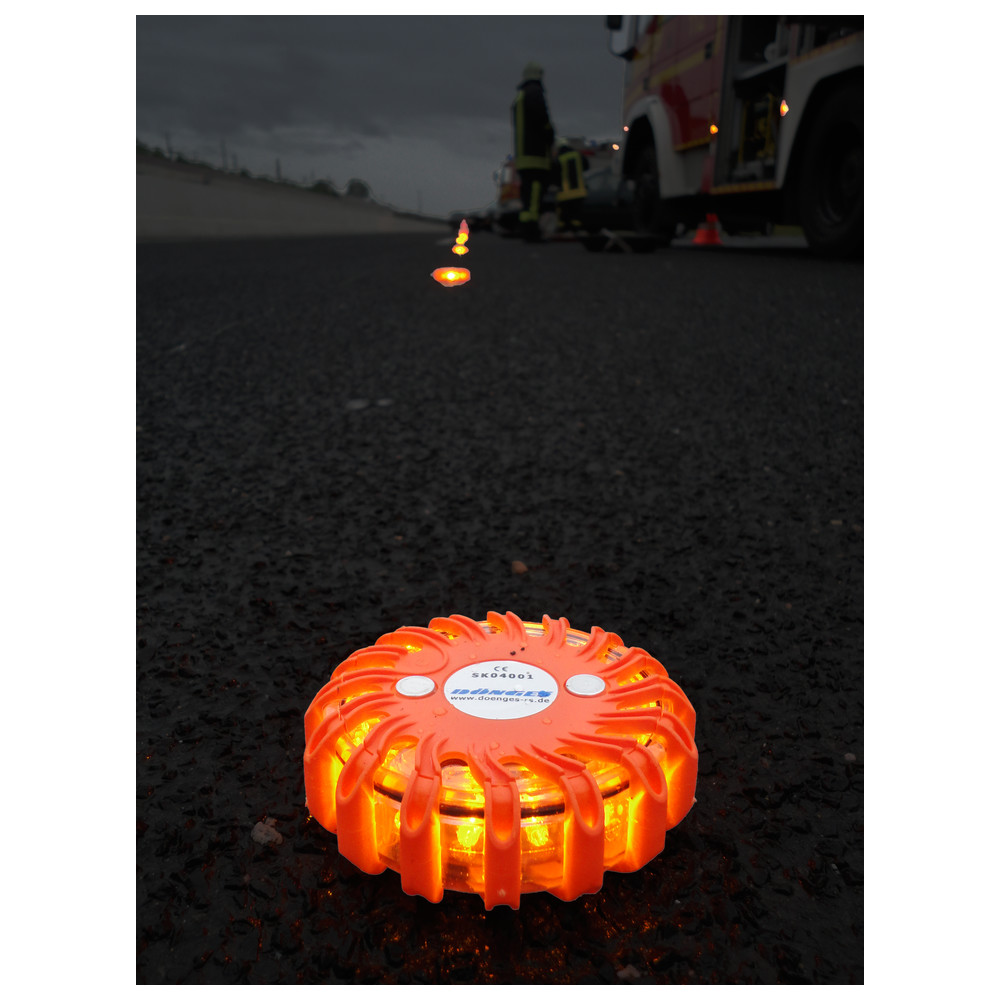 Dönges Signalleuchte mit LEDs, blau, Akku-Version