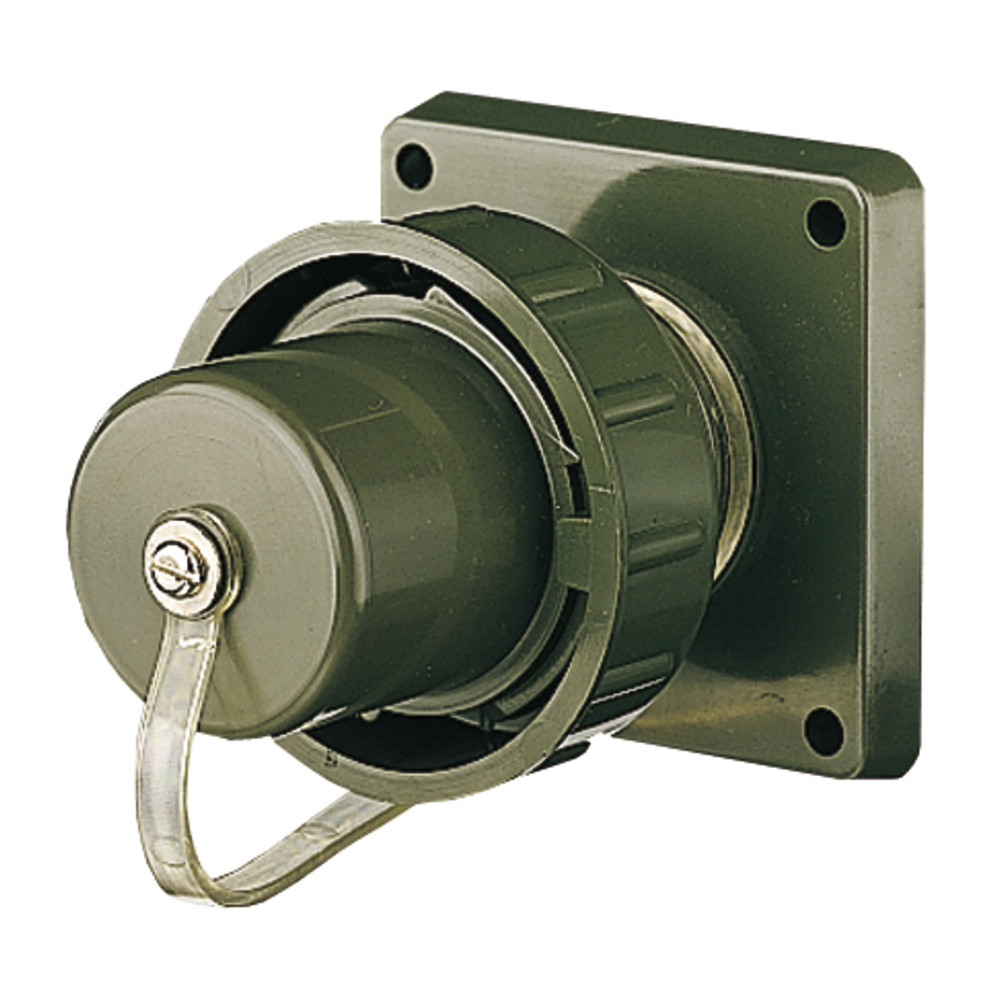 Mennekes Schuko Anbaugerätestecker, IP68, bronzegrün